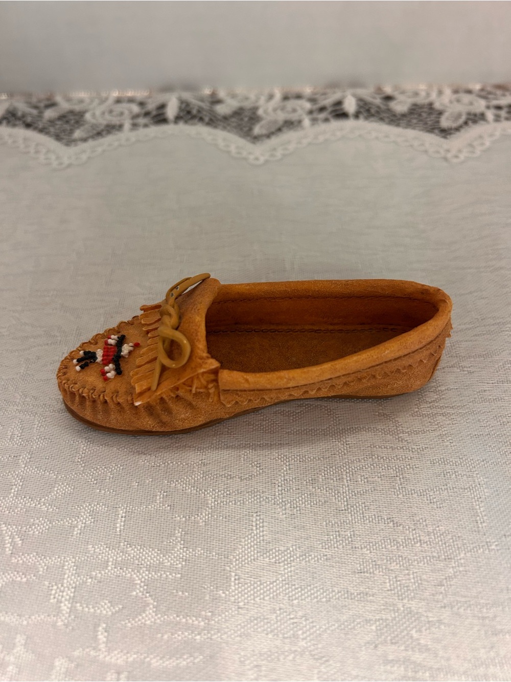 Vintage 2000 Just The Right Shoe “Brave Warrior” Figurine Moccasin #25109